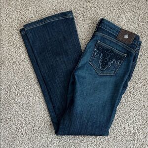 Antik Denim Dark Blue Boot Cut Jeans
